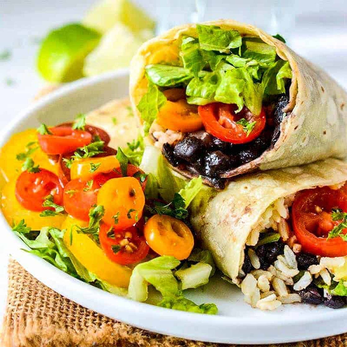 Black Bean Breakfast Burrito