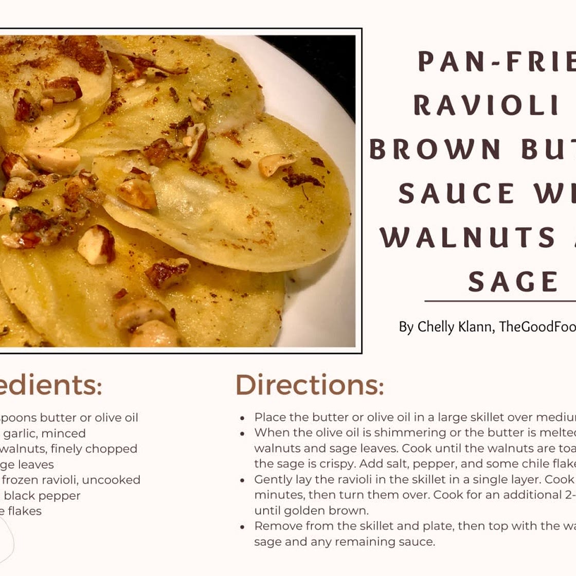Pan fried Ravioli 