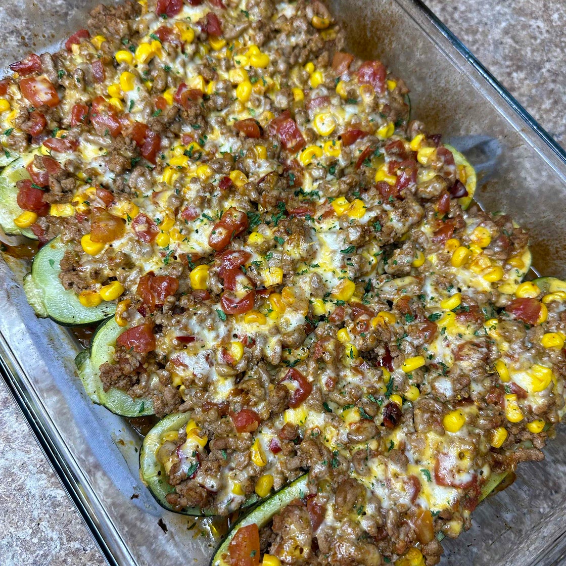 Taco Zucchini Boats