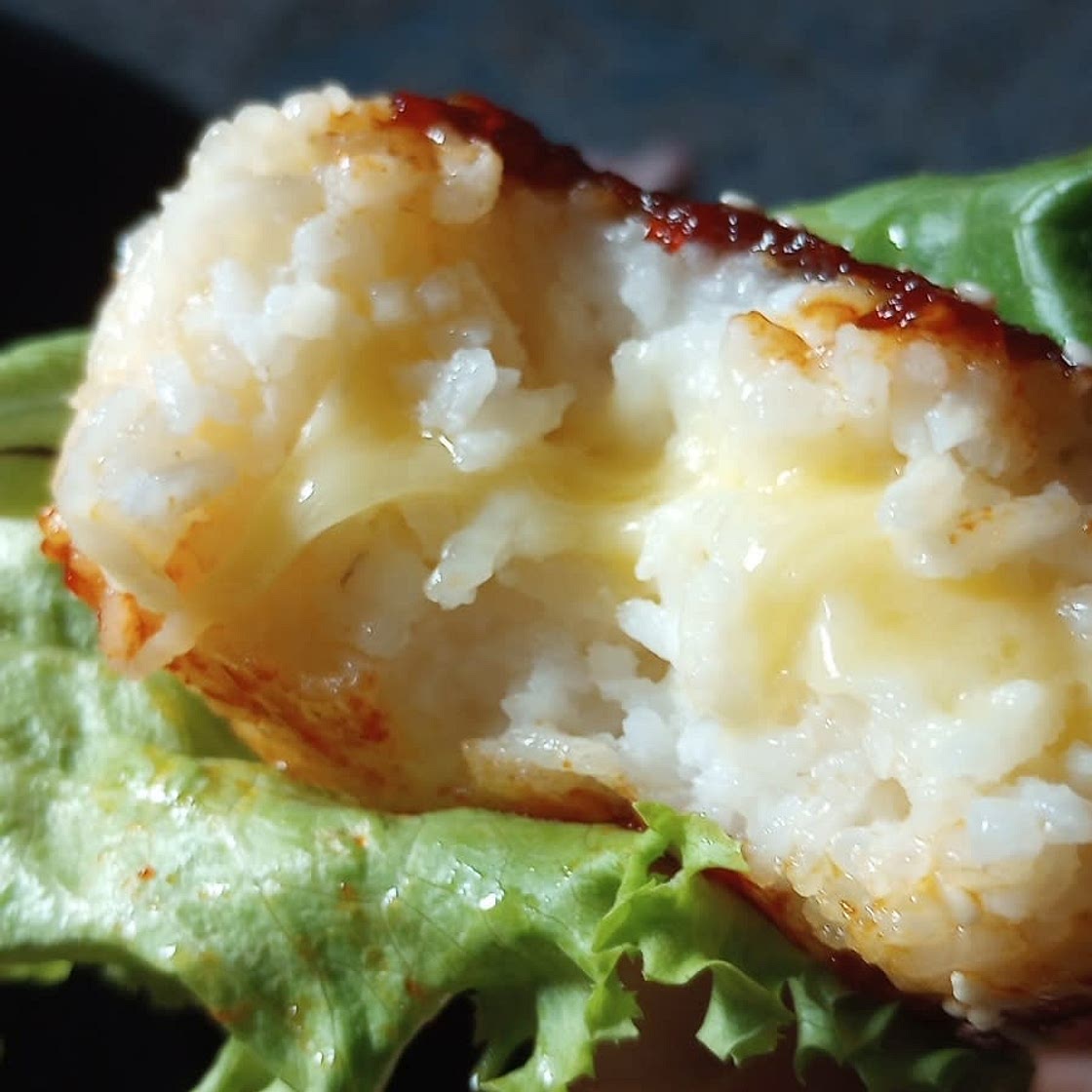 Gochujang Cheesy Rice Balls (Spicy Yaki Onigiri)