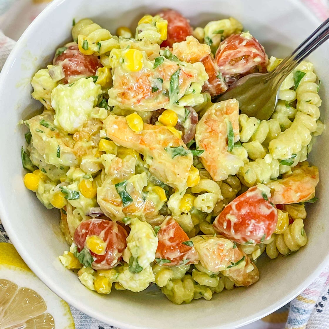 Creamy Shrimp Pasta Salad