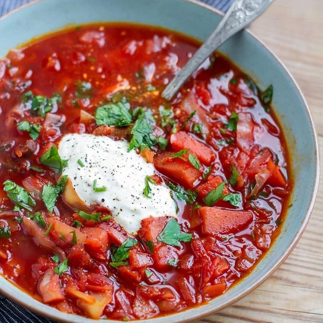Instant Pot Borscht (Beet Soup)