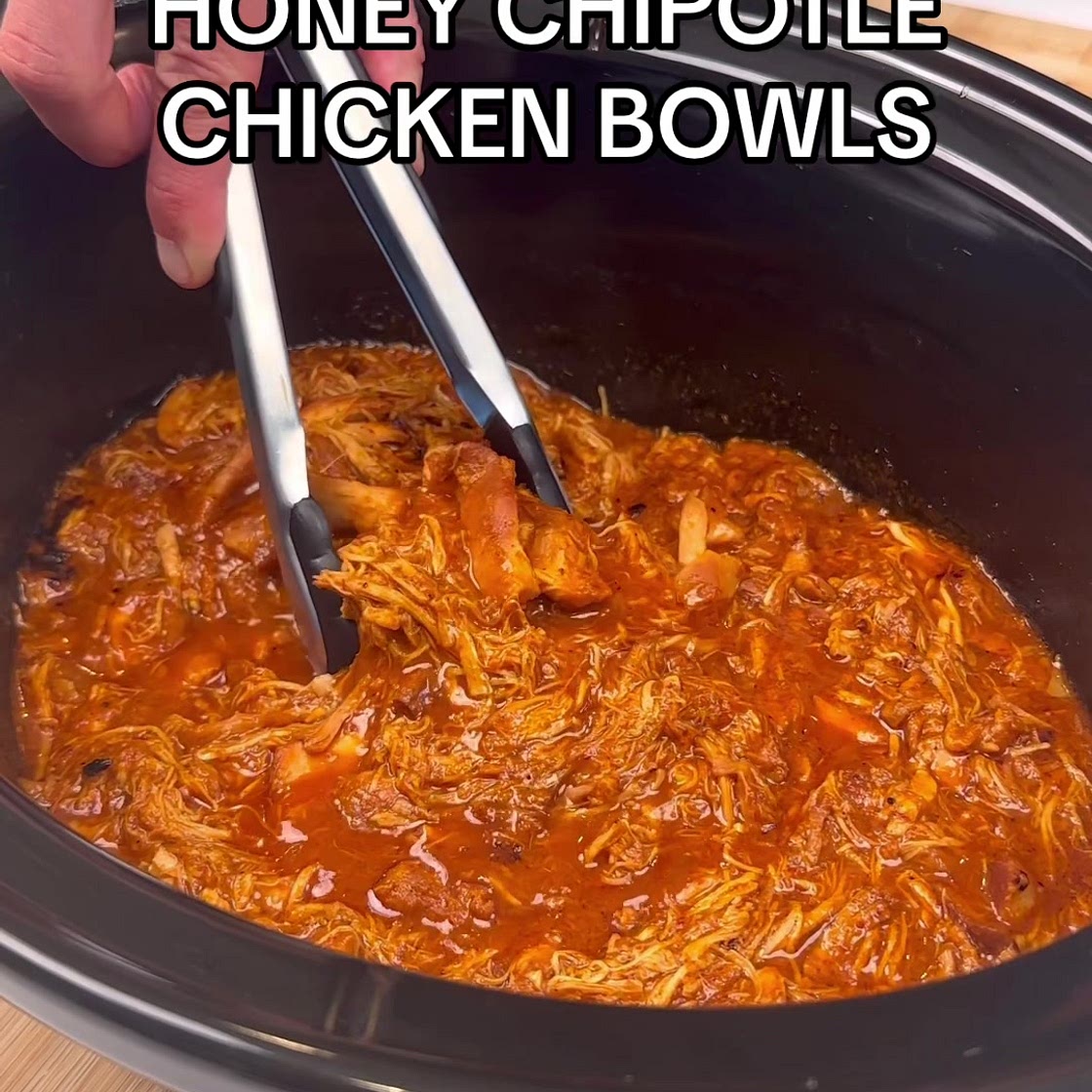 Honey Chipotle Chicken Bowls - Slow Cooker