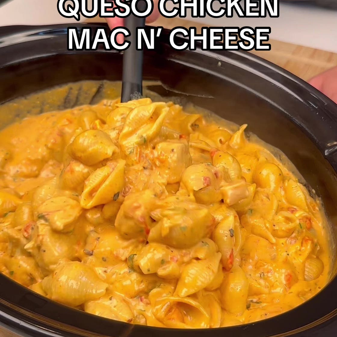Queso Chicken Mac n’ Cheese - Slow Cooker