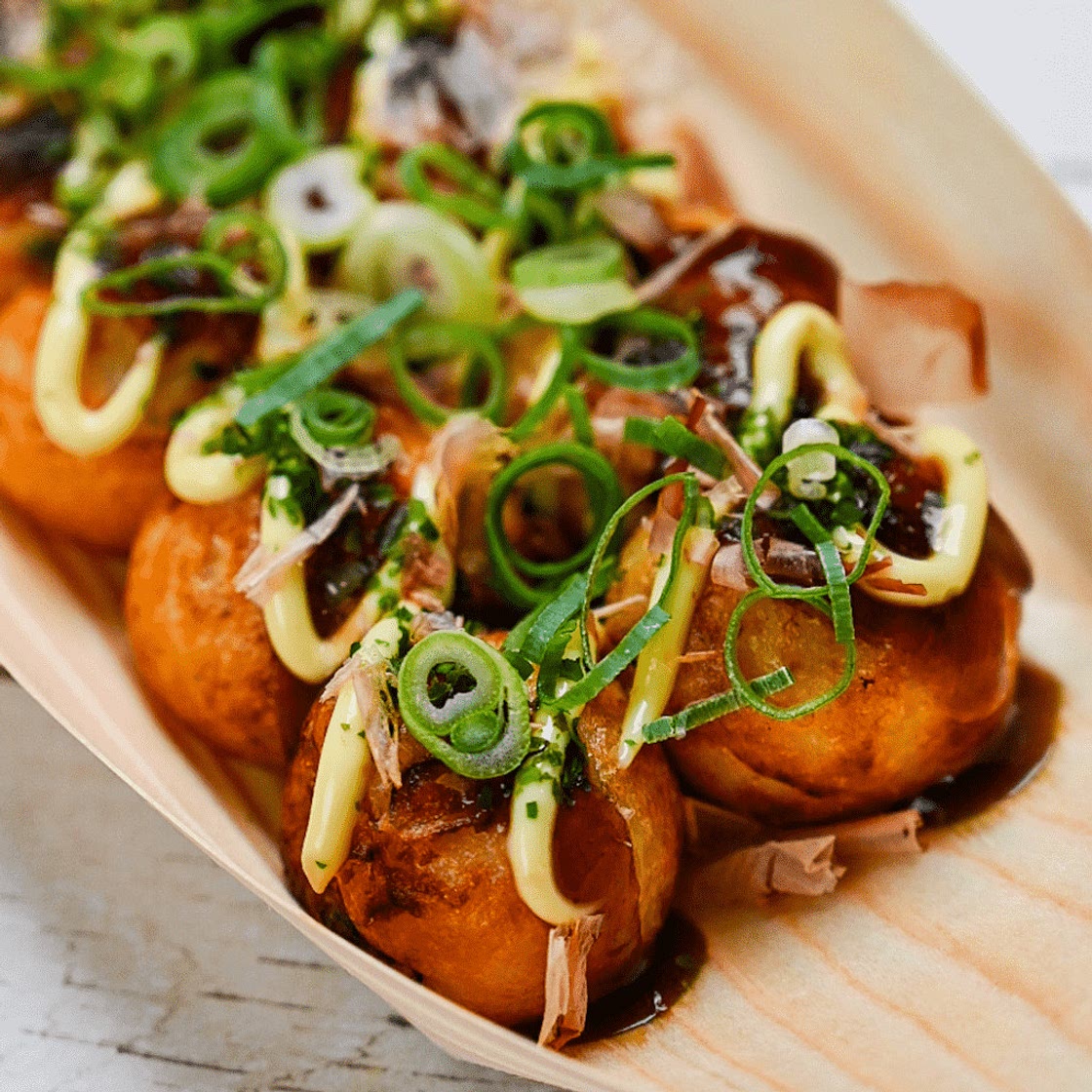 Japanese Fried Octopus Balls (Takoyaki)