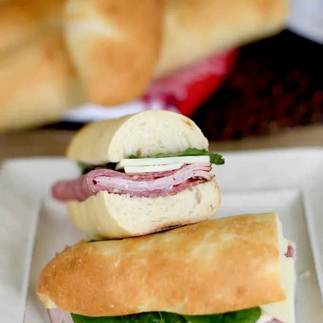 Sourdough Hoagie Rolls