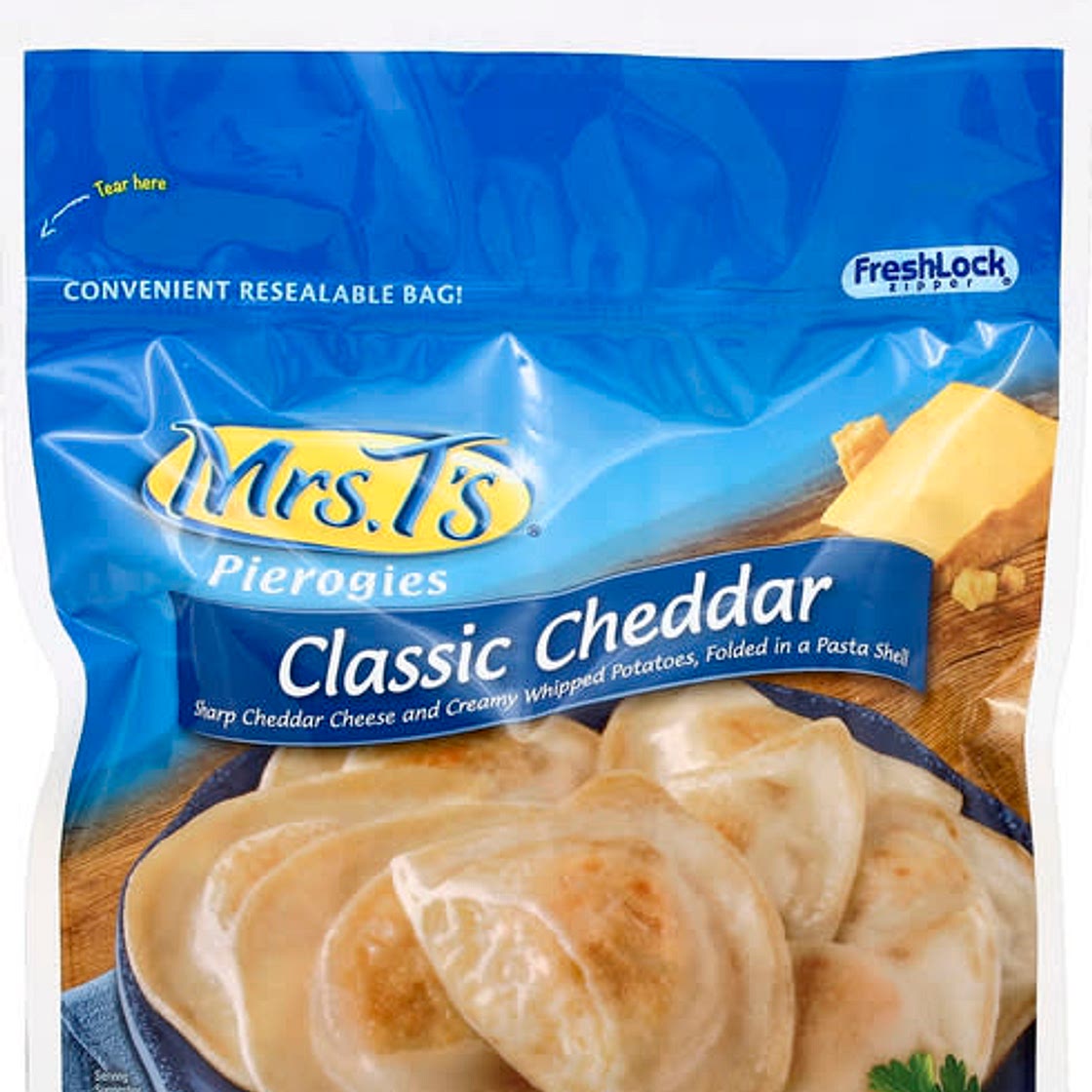 Frozen pierogies
