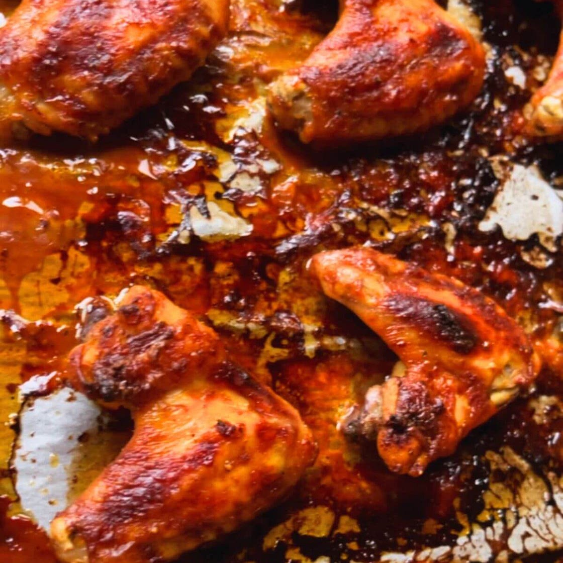 Baked Sticky Chicken Wings - Join Your Life
