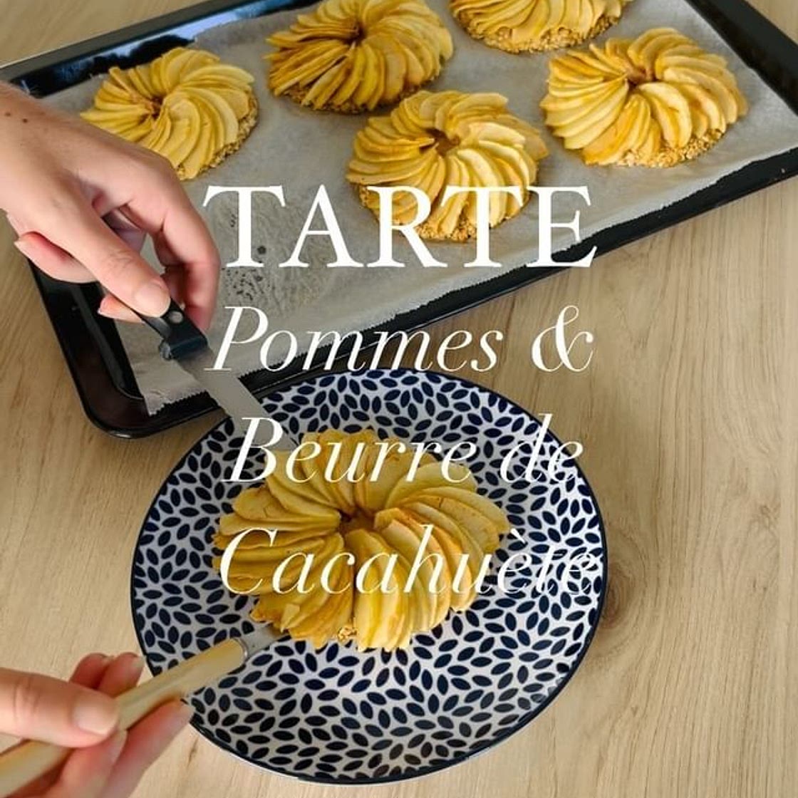 🍰 Tarte revisitée aux Pommes et Beurre de Cacahuète 🍎🥜