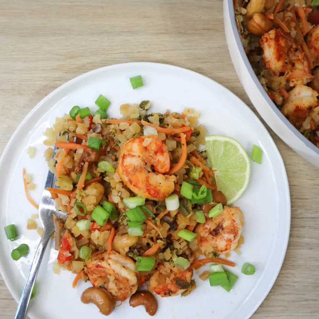 Cauliflower Shrimp Fried Rice