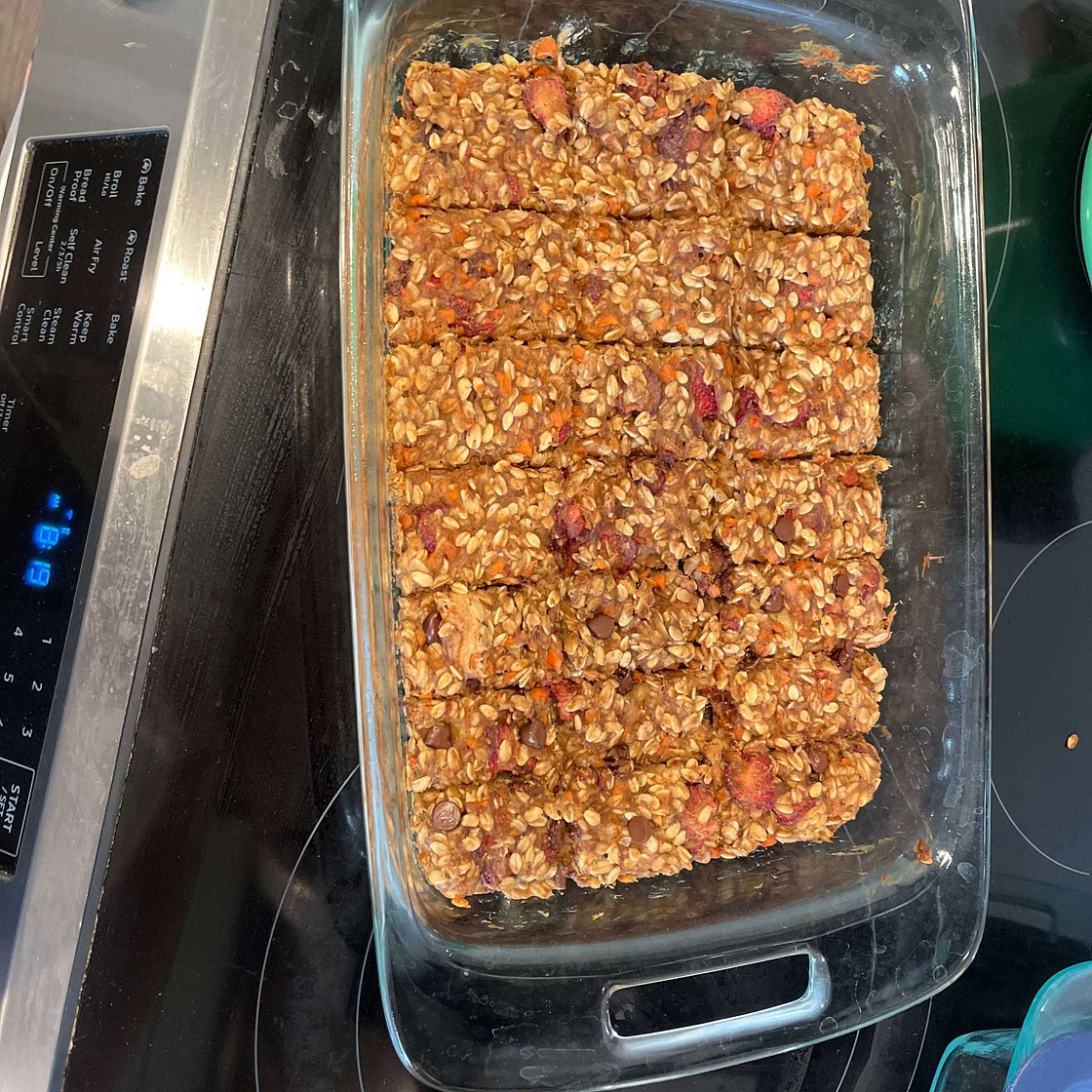 Banana Oatmeal Bars