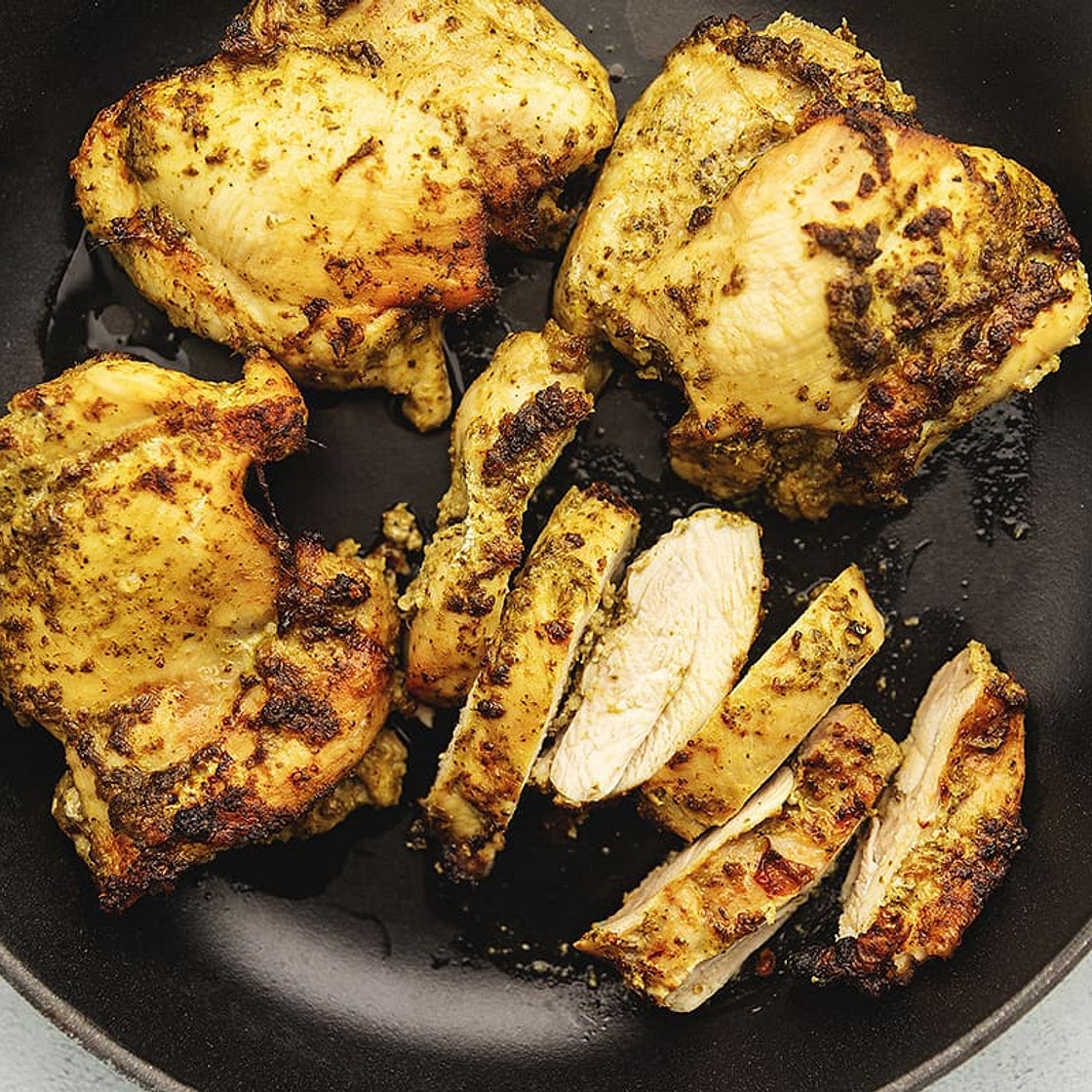 Easy Pesto Marinated Chicken Recipe