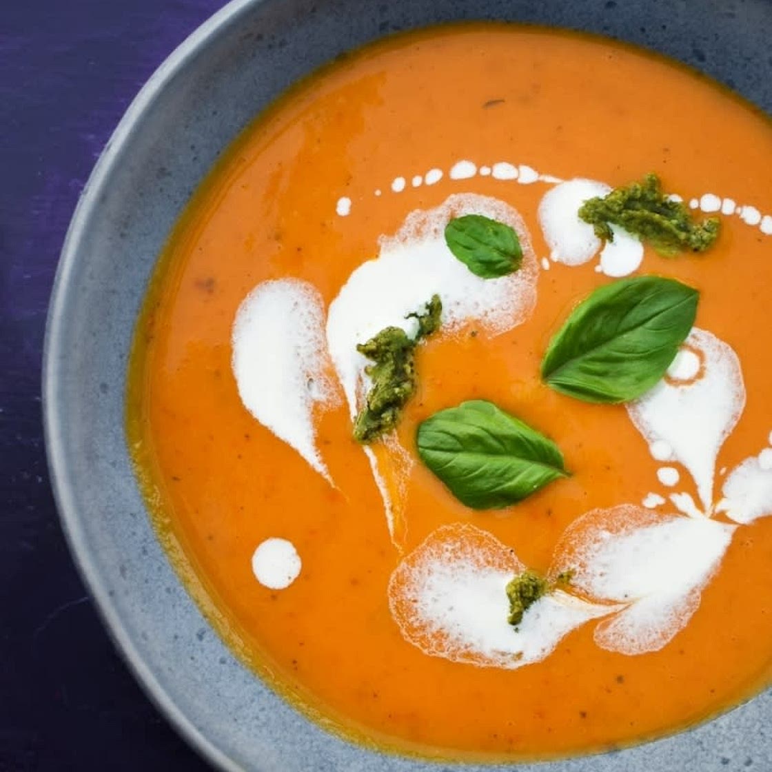 Roast Squash and Red Pepper Soup