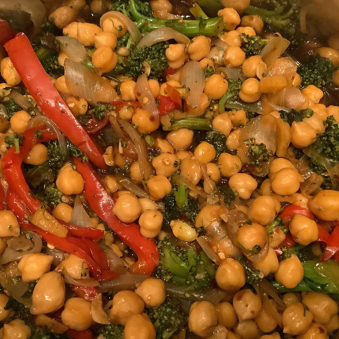Mongolian Chickpeas