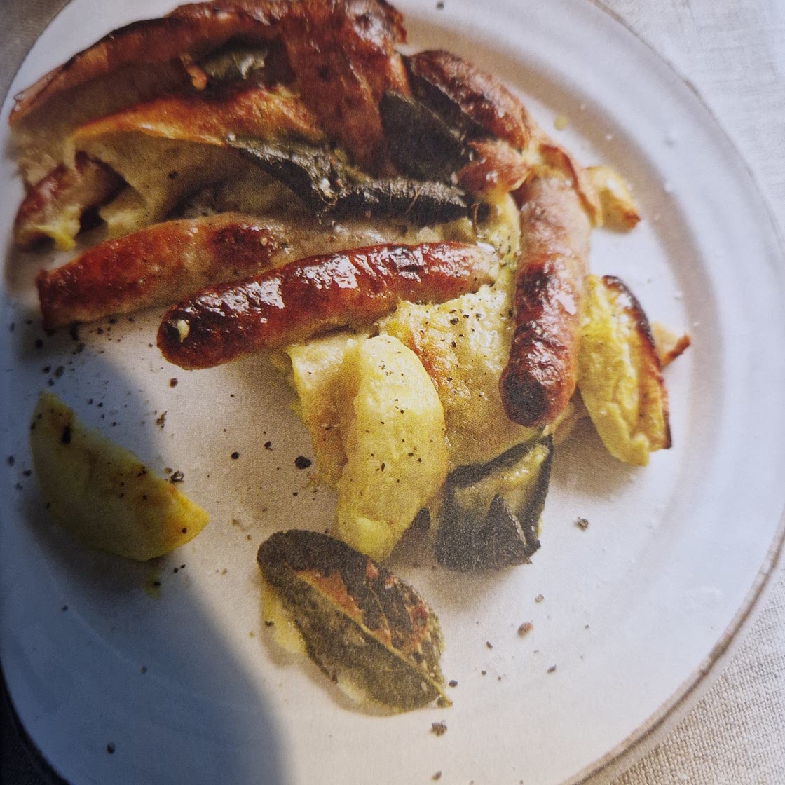 Toad-in-the-hole with Apples