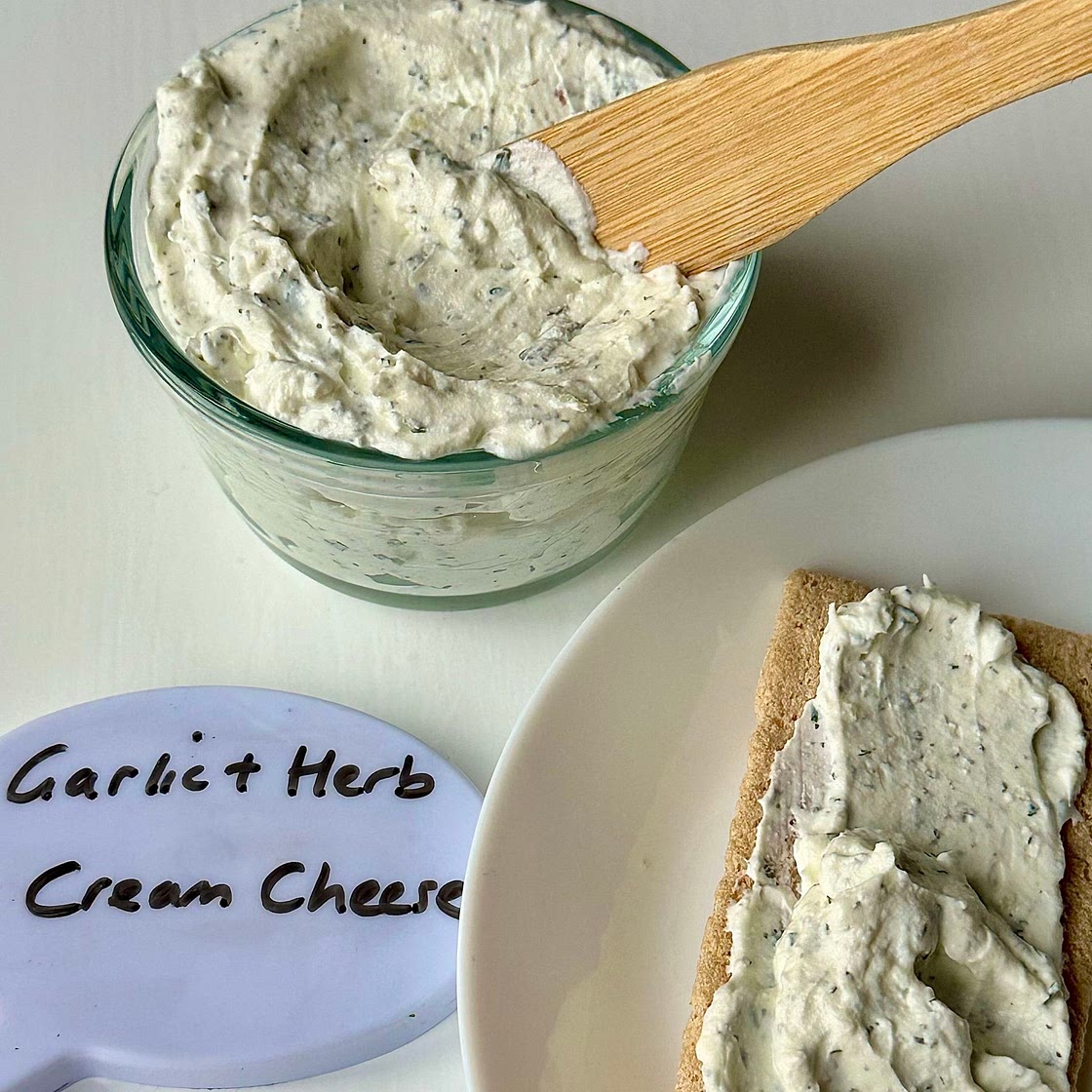 Easy Garlic and herb Cream Cheese 