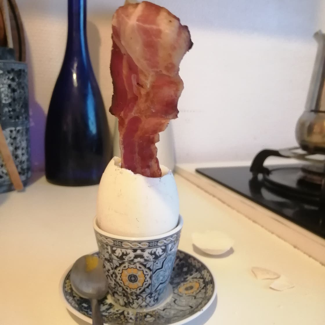 Œuf d'oie à la coque