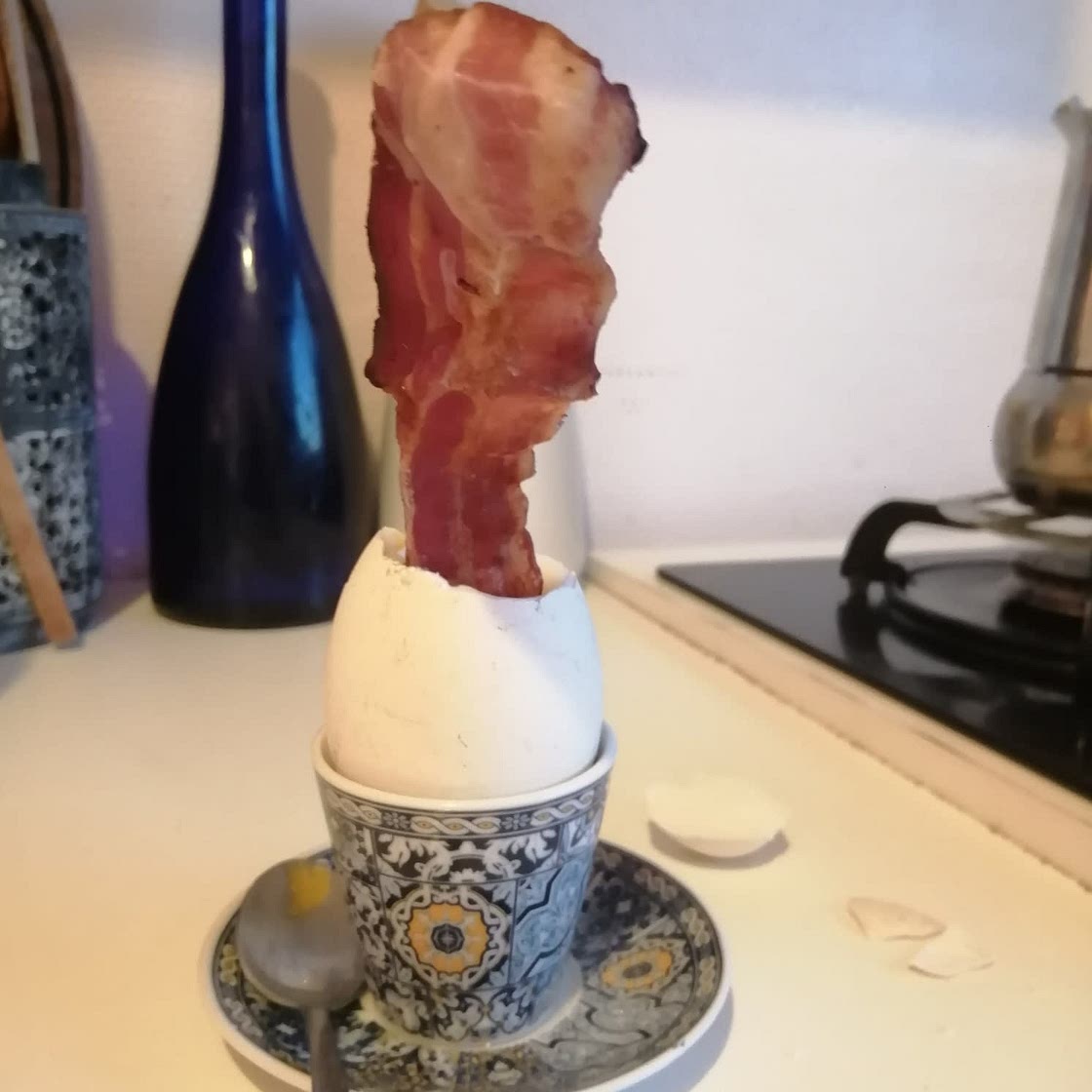 Œuf d'oie à la coque