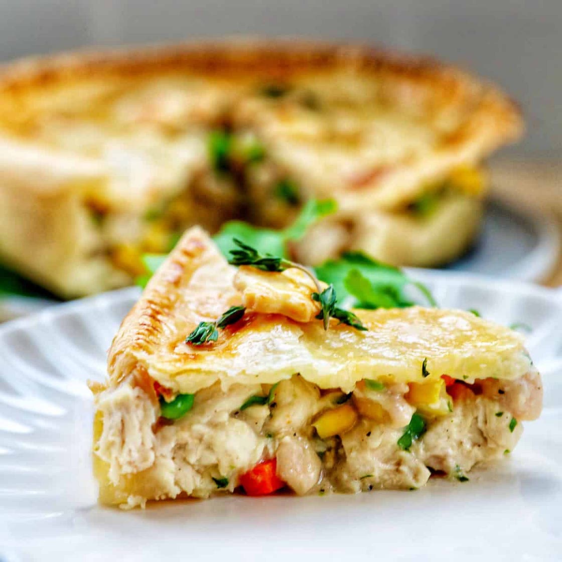 Air Fryer Chicken Pot Pie