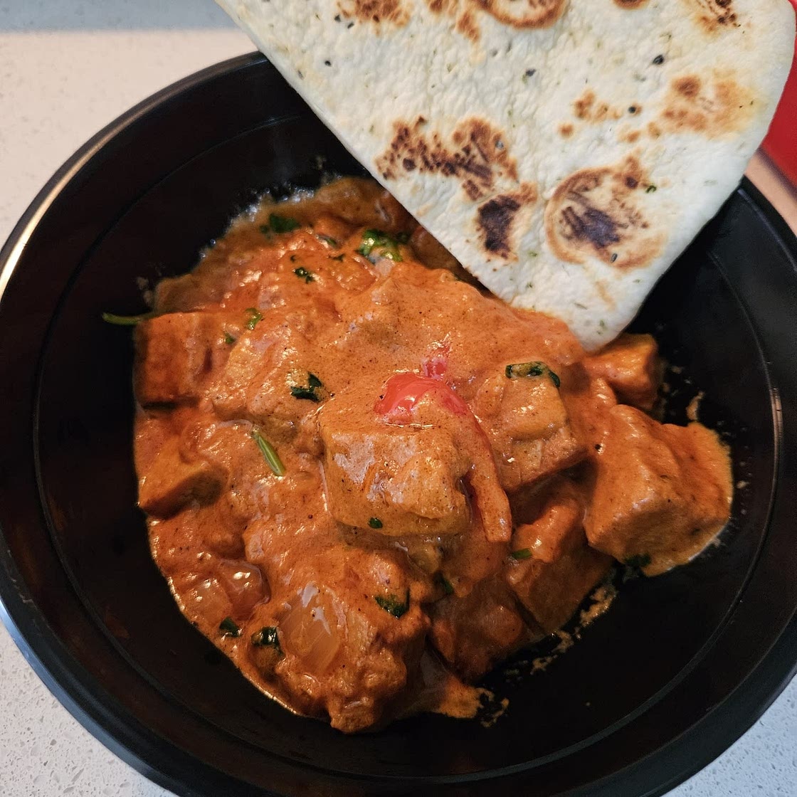 Tofu in Creamy Black Pepper Tomato Sauce ( Dum Tofu Paneer Kali Mirch)