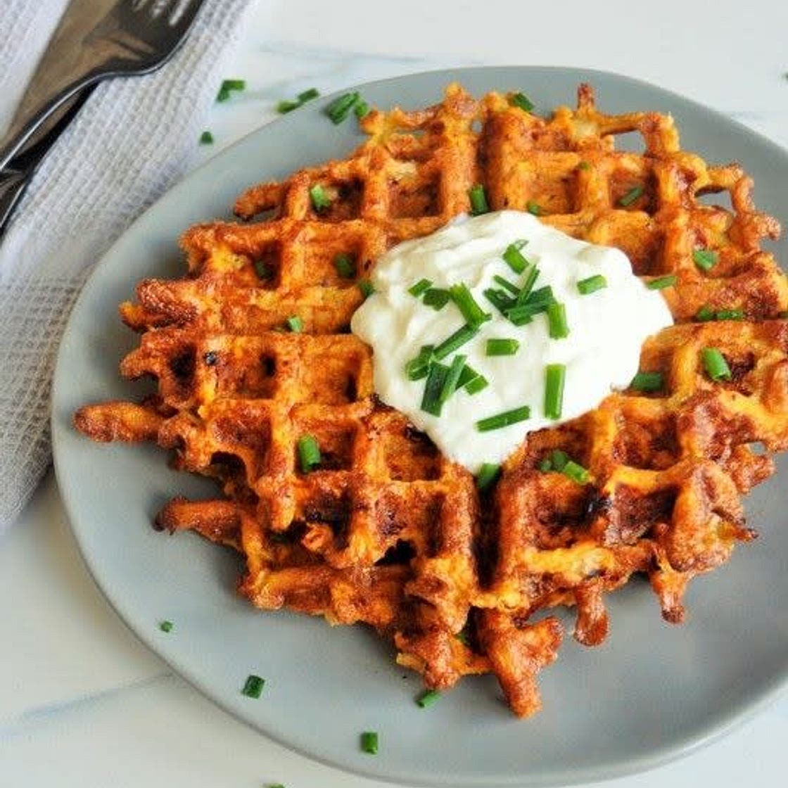 Gaufres de patate douce