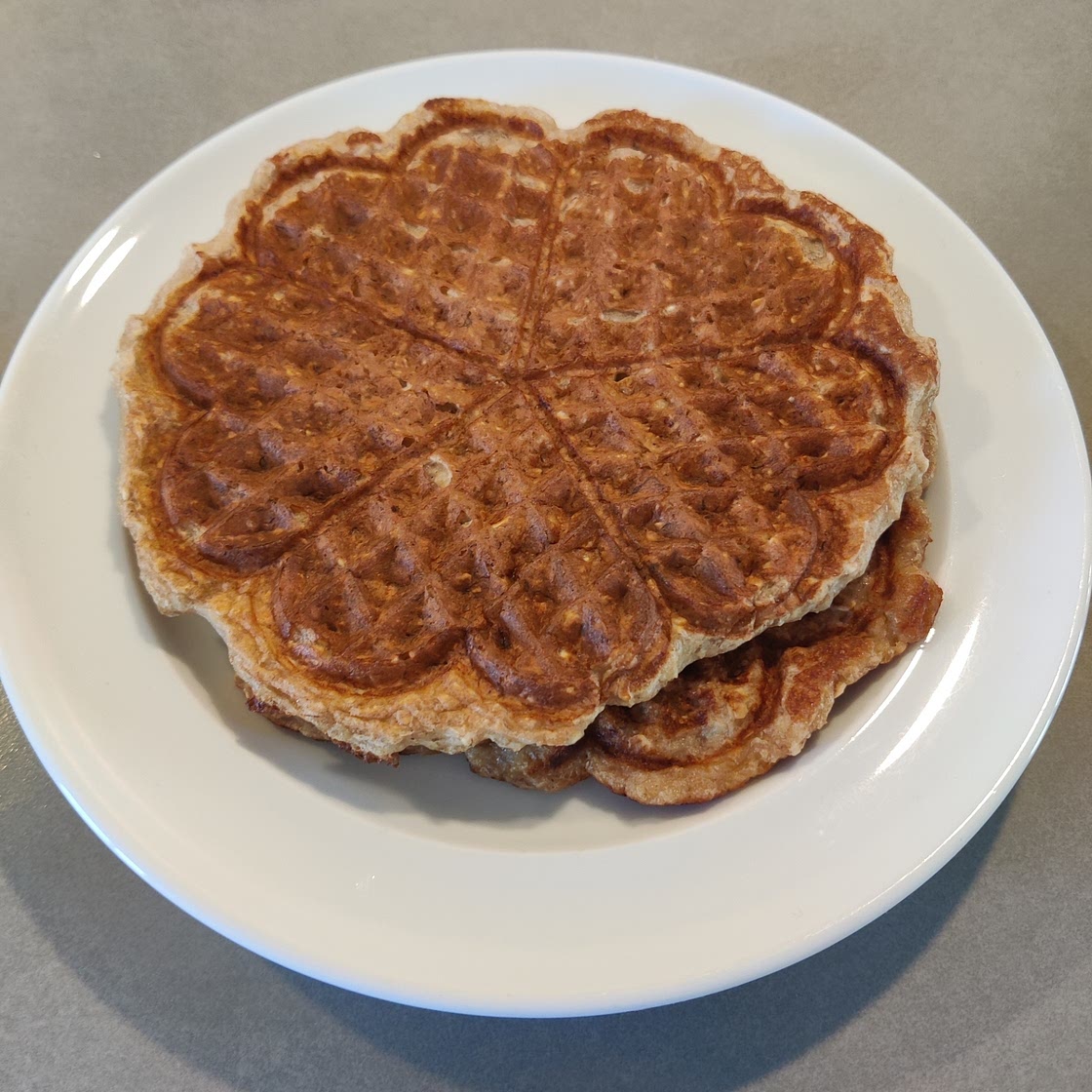 Banana Oatmeal Waffles - Healthy Mini Waffle Maker Recipes