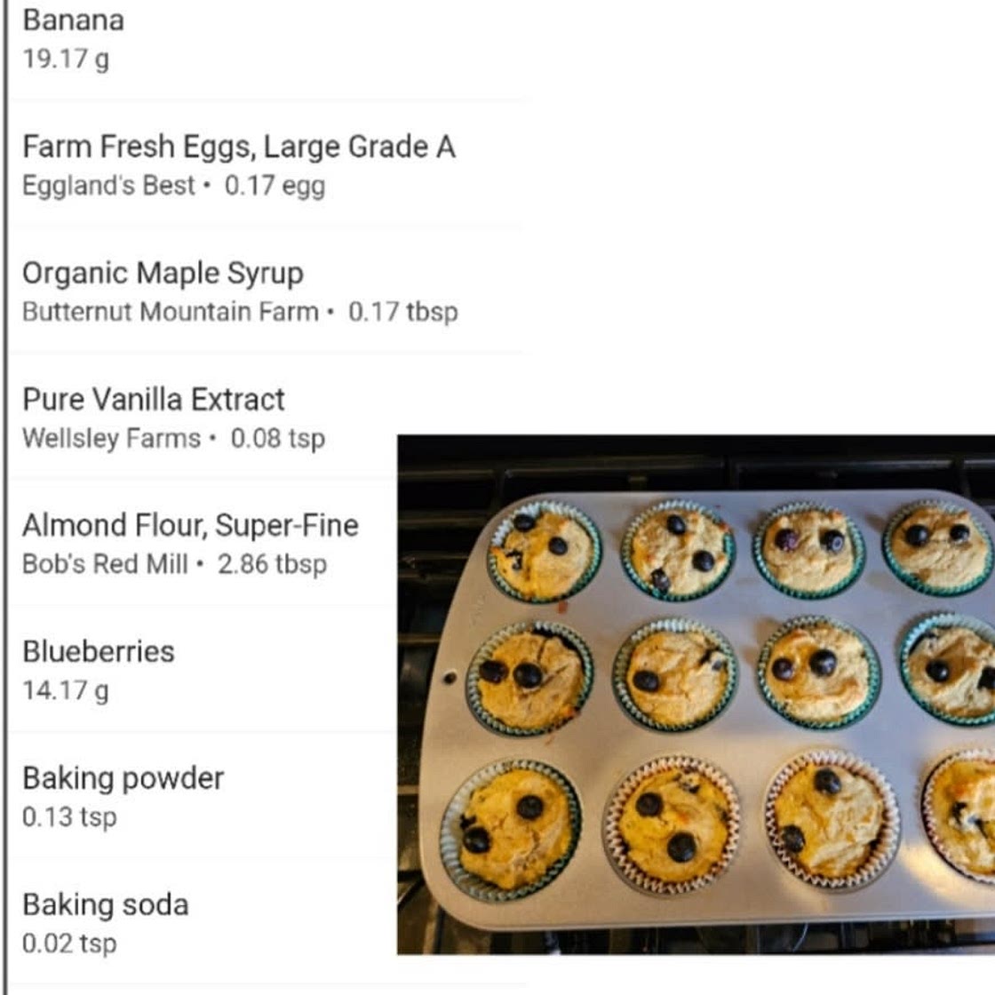 Almond blueberry muffins