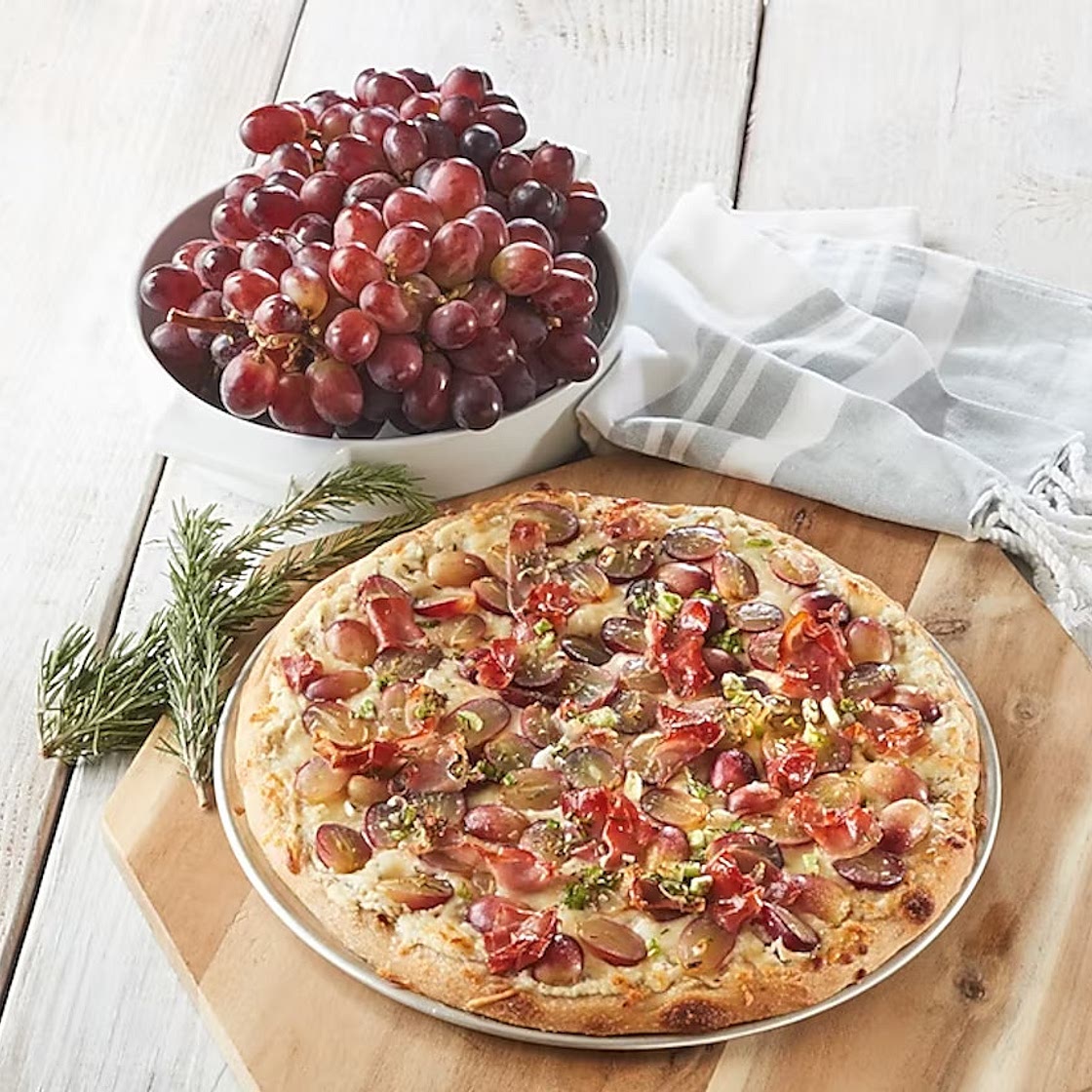 Great Grape and Prosciutto Pizza