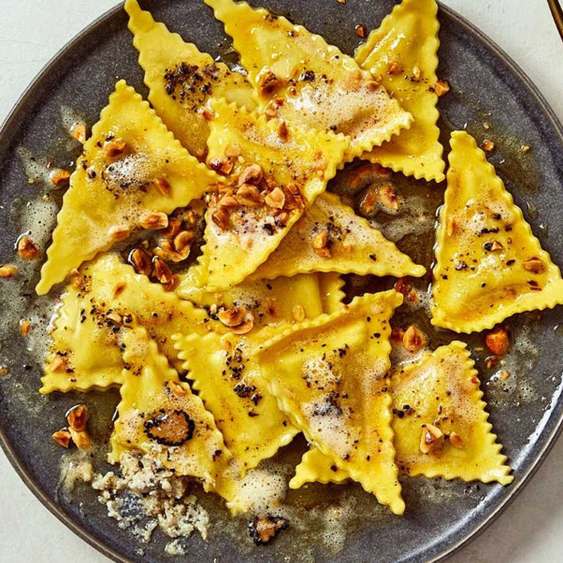 Black Truffle & Burrata Cheese Ravioli Recipe