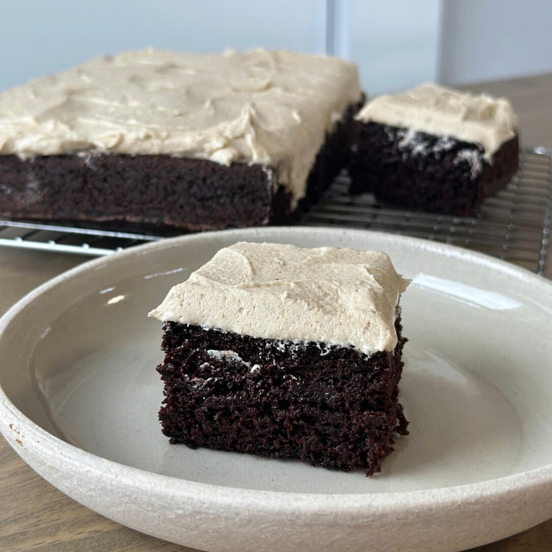 Earl Grey Buckwheat Chocolate Cake