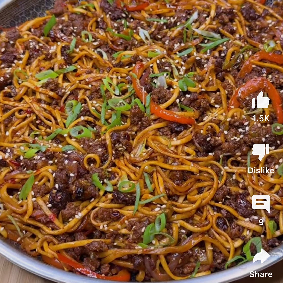 Crispy Spicy Beef Noodle