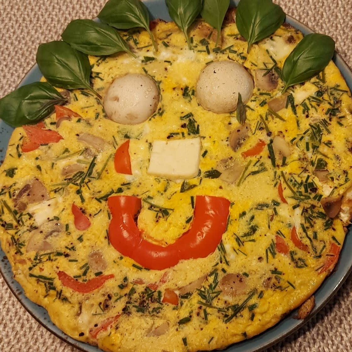 Spinach and Mushroom Frittata