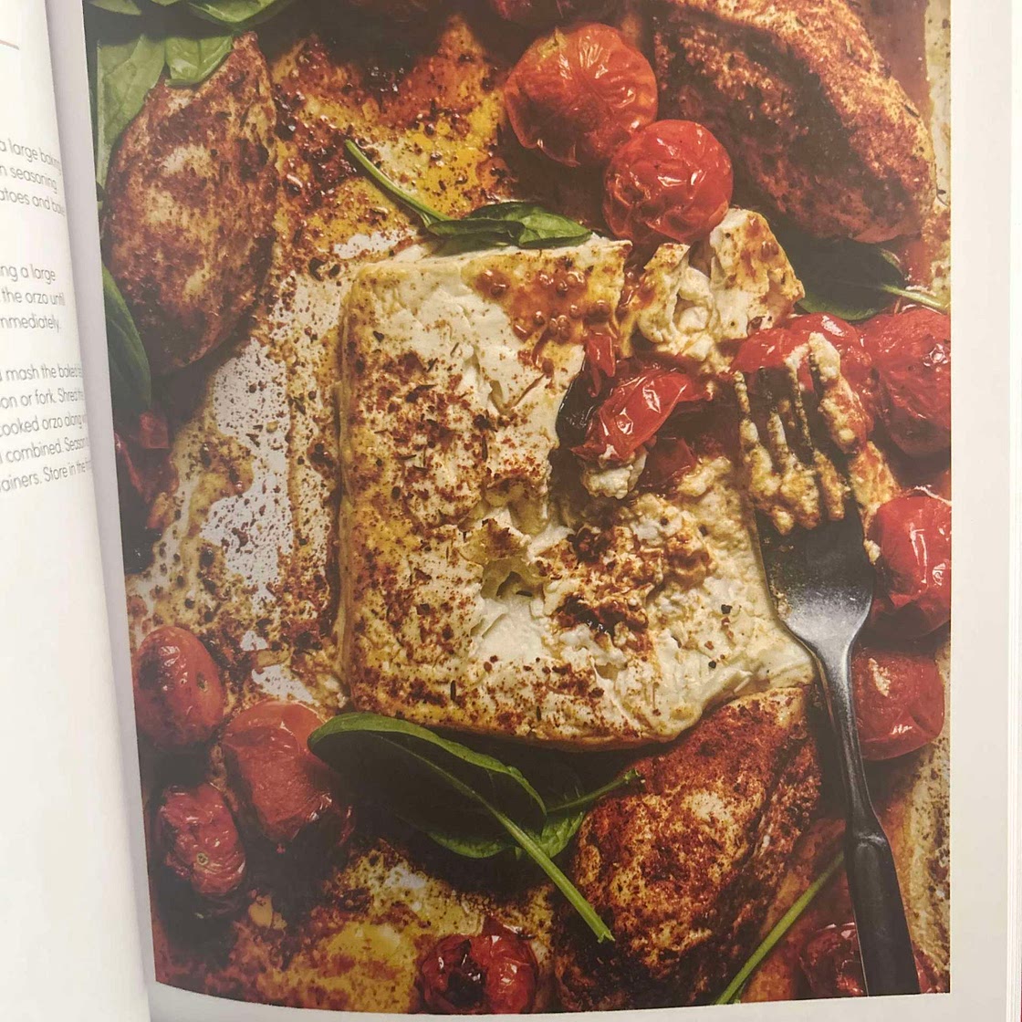 Baked Cajun Feta Orzo
