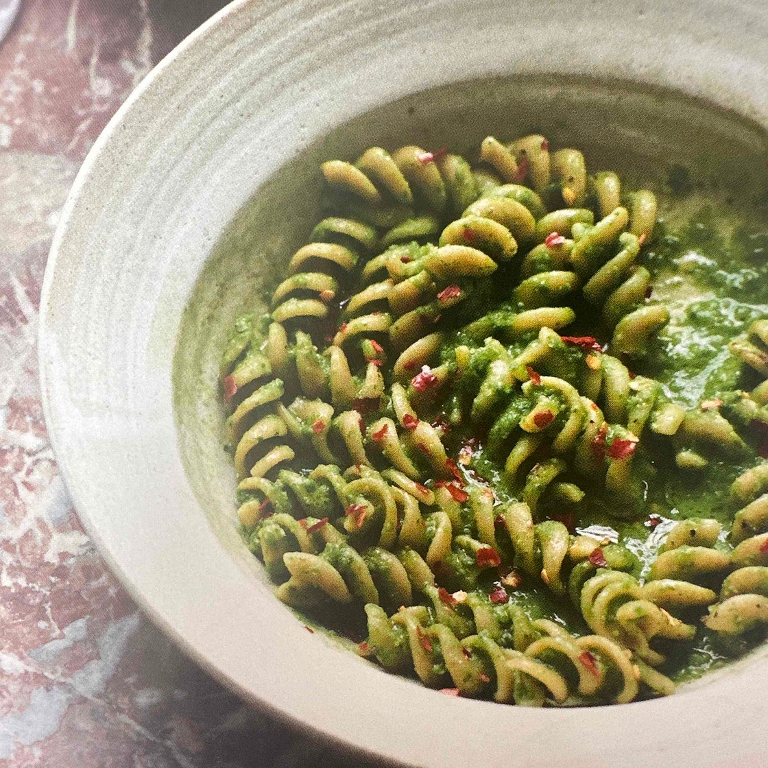 Linda’s Pea and Spinach Pasta