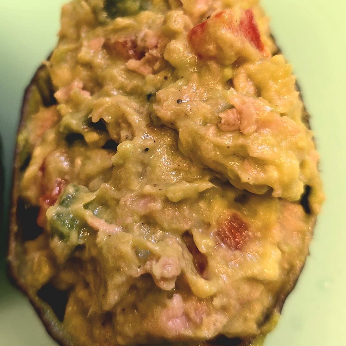 Healthy Tuna Stuffed Avocado
