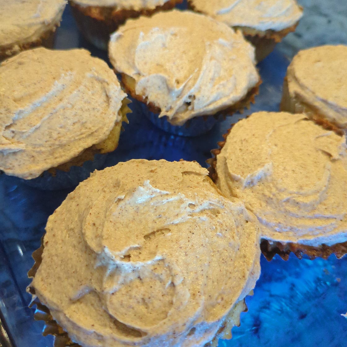 Cinnamon Swirl Cupcakes