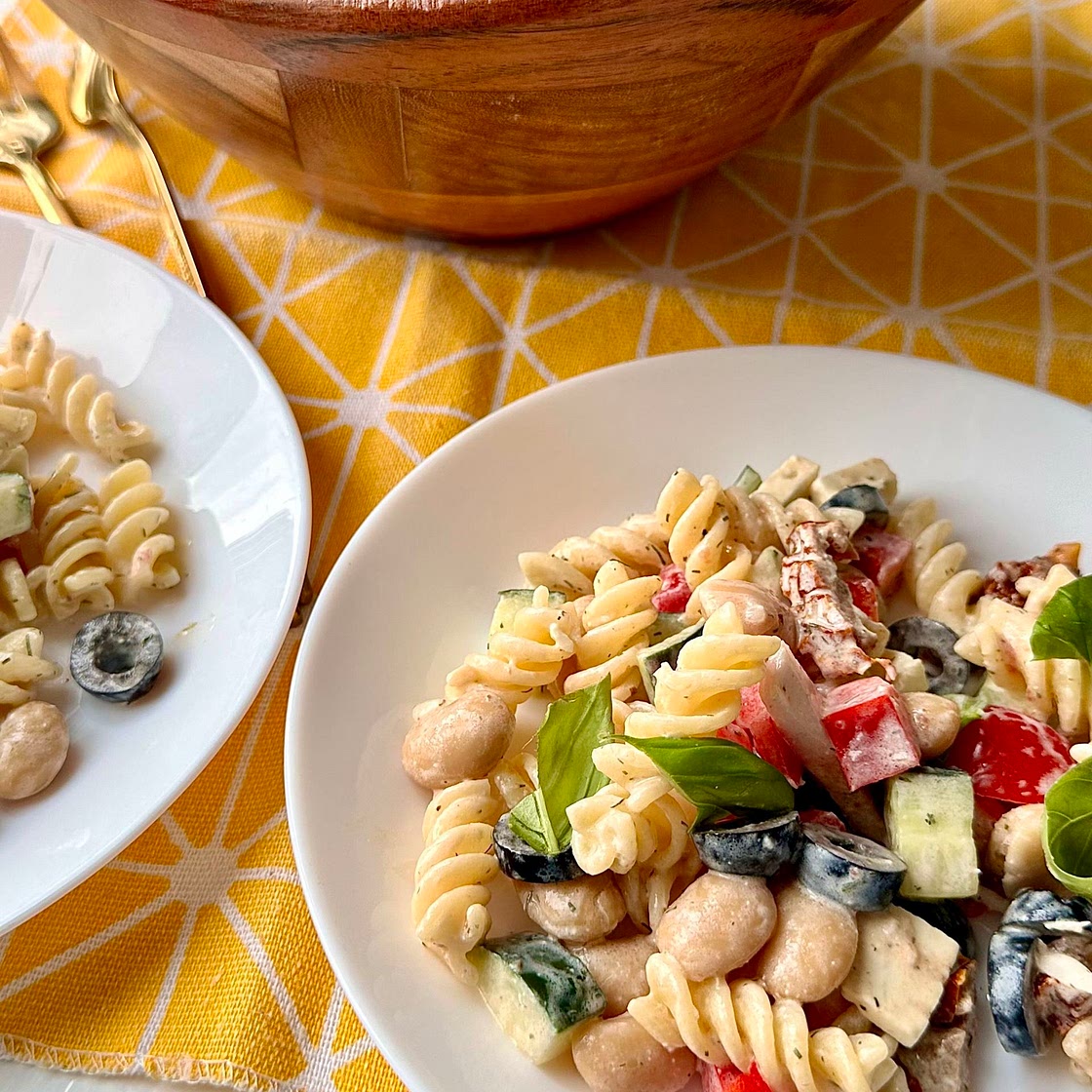Greek Style Pasta Salad 