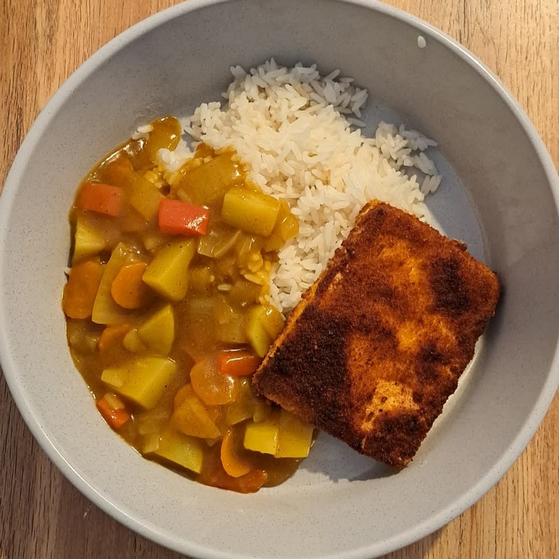Tofu Katsu and Japanese Curry