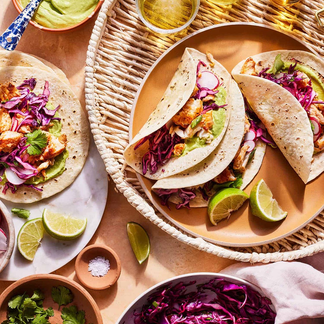 Easy Baja Fish Tacos (Not Fried!)