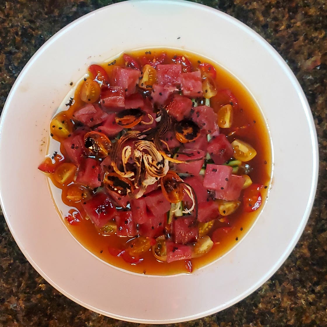 aguachile de atun