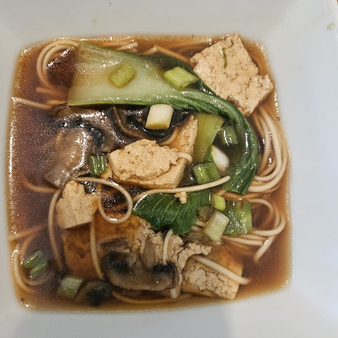 Japanese Noodles Soup With Soba Noodles