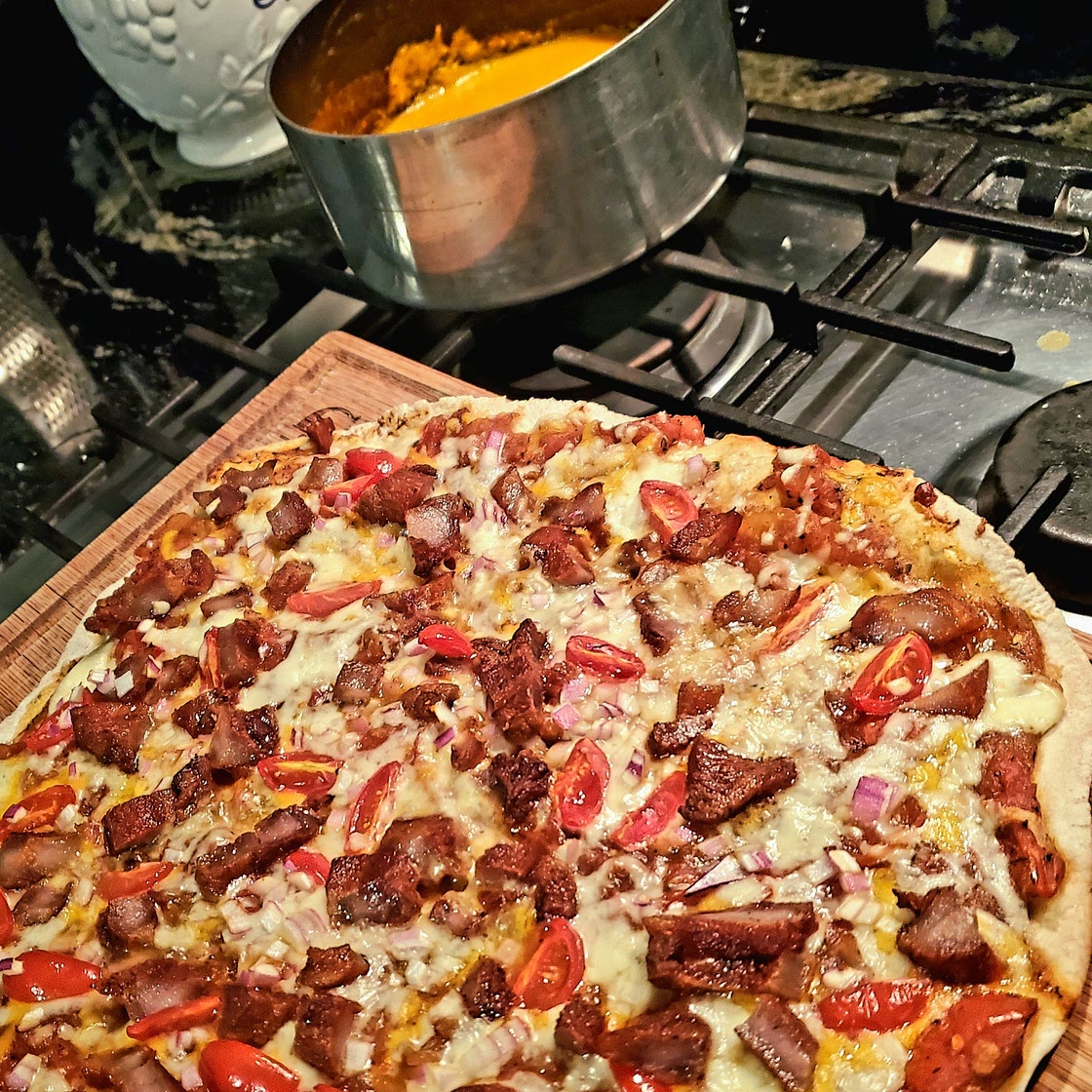 pizza de chicharrrron