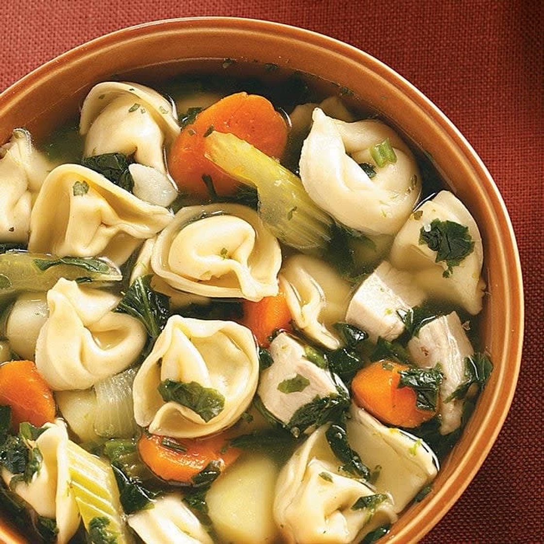 Tortellini & Spinach Soup