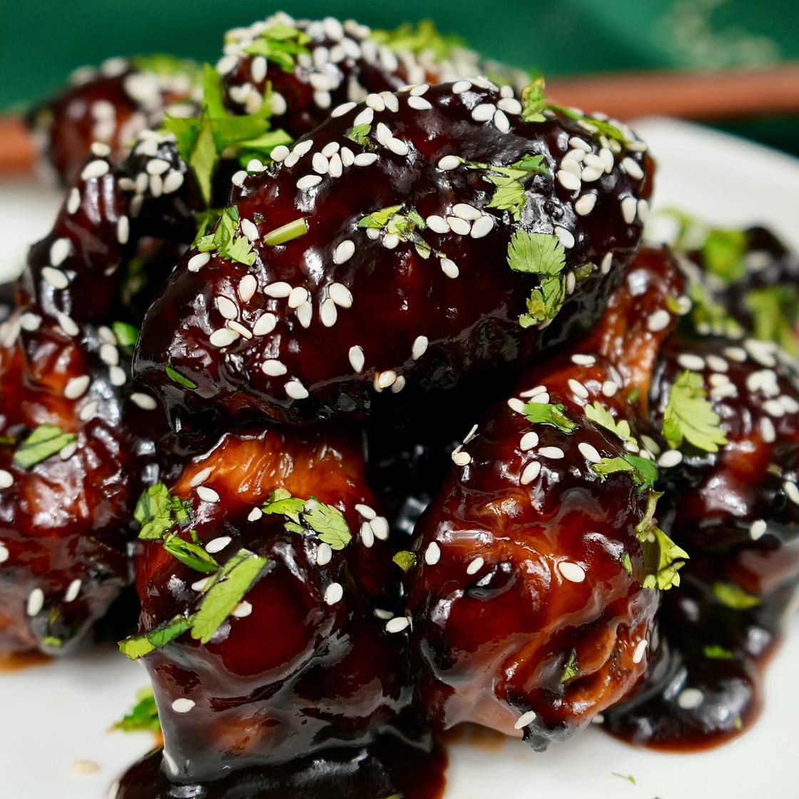 Hoisin Glazed Chicken Wings