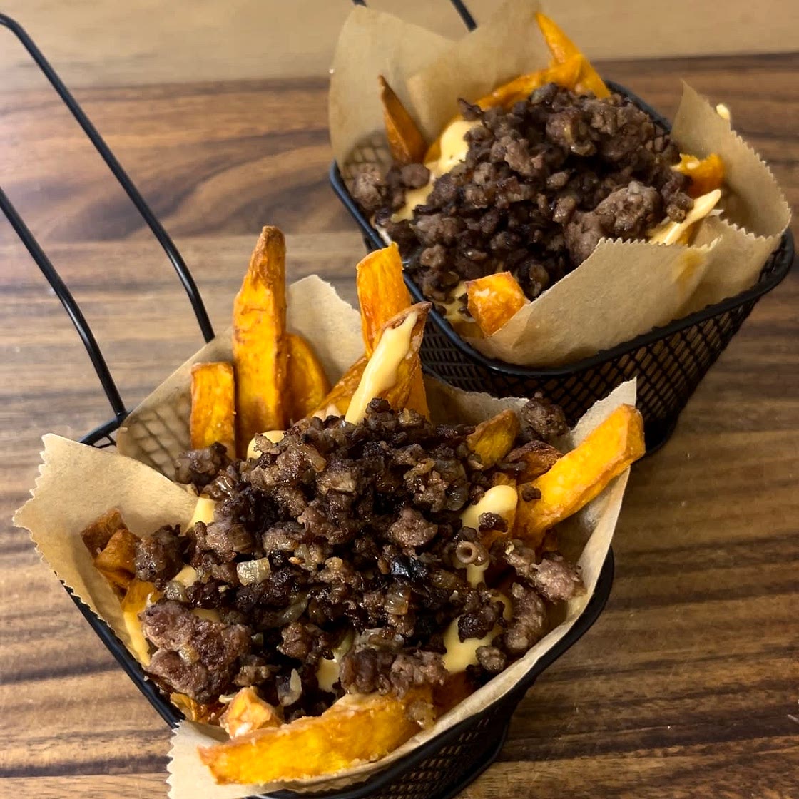 Süßkartoffel animal fries
