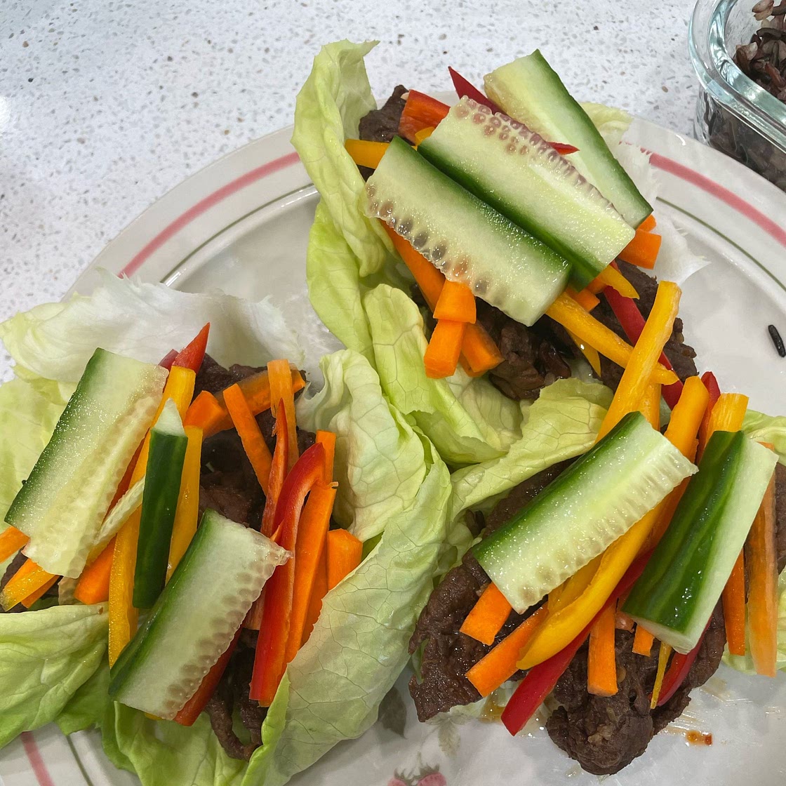 Thai Beef Lettuce Wraps | Instant Pot Recipe