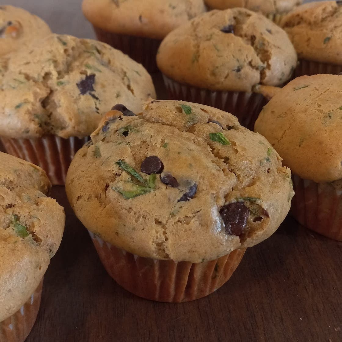 Chocolate Chip Peanut Butter Muffins