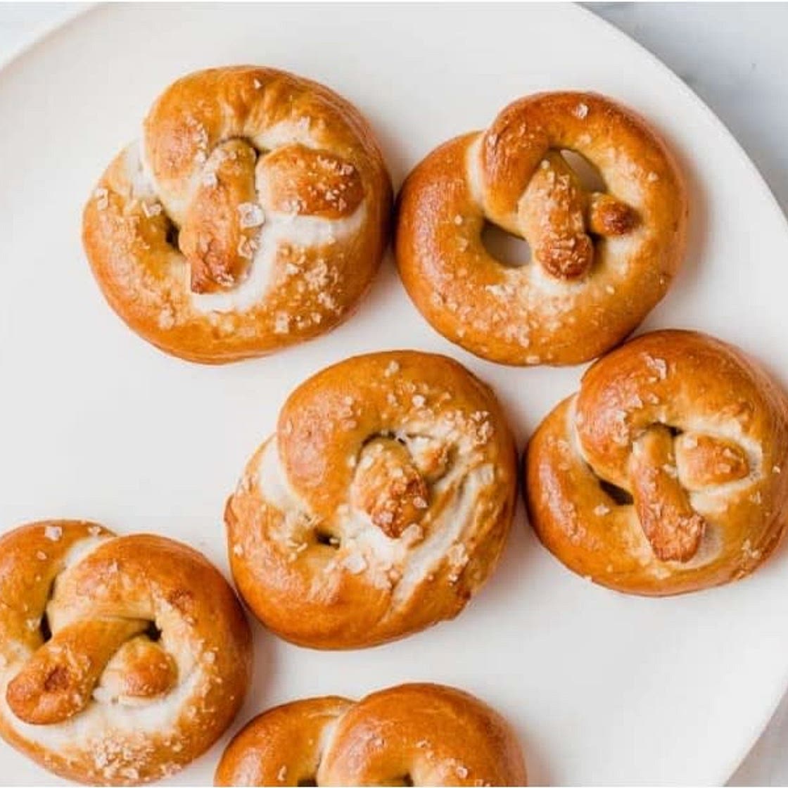 Sourdough pretzels