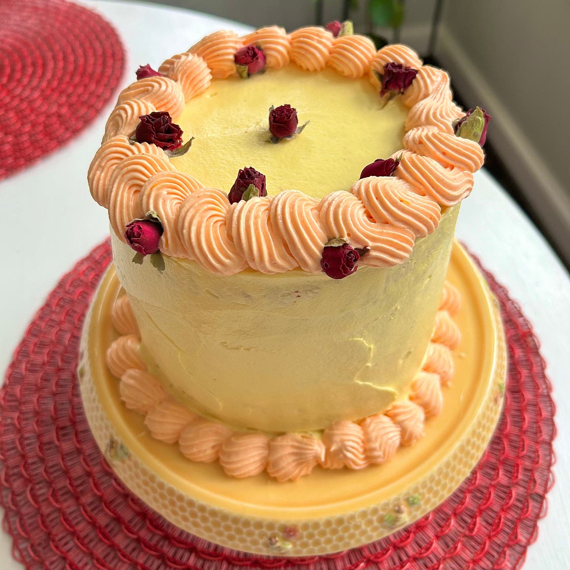 Saffron Cardamom Cake