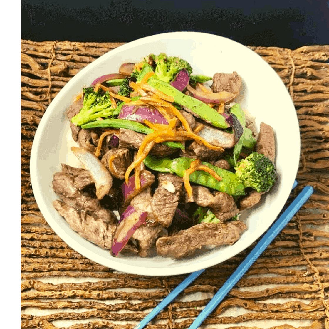 Ninja Foodi Sesame Beef Stir Fry